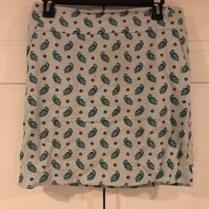 Ann Taylor Paisley Skirt